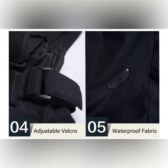 NWOT Unisex Winter Legendary Ski Pants Snow Bibs Large Inseam 28” - Picture 9 of 10